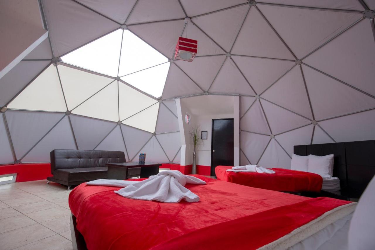 Hotel & Glamping Huasca Sierra Verde 우아스카 데 오캄포 외부 사진